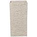 Vaso Rettangolare Per Interno Ed Esterno Beige 30x30x60cm Gaza - Foto miniatura 18