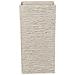 Vaso Rettangolare Per Interno Ed Esterno Beige 30x30x60cm Gaza - Foto miniatura 33