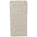 Vaso Rettangolare Per Interno Ed Esterno Beige 30x30x60cm Gaza - Foto miniatura 15