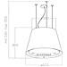 Cappa a Isola EASY UX WH /F / 50 Aspirante 50 cm Colore Bianco - Foto miniatura 3