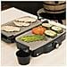 Piastra per Panini con Grill Potenza 1500 Watt Colore Nero / Inox - Foto miniatura 4