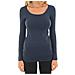 Maglia Camicia maniche lunghe Maxi My Ls Soft Long U-neck Donna, Blu, Xs - Foto miniatura 1