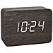 TFA Dostmann Clocco 60.2549.01-Sveglia radiocontrollata, Effetto Legno, Plastica, Bianco / Nero - Foto miniatura 1