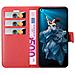 Custodia Compatibile Con Huawei Nova 5t In Rosso Carminio - Coperchio Protettiva Con Chiusura Magnetica, Funzione Stand E Tasca Per Le Carte - Foto miniatura 2