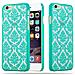Cadorabo Custodia Compatibile Con Apple Iphone 6 / Iphone 6s In Verde - Hard Case Coperchio Protettivo Con Disegno Floreale Paisley Henné Contro I Graffi E Gli Urti - Foto miniatura 1