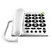 Phoneeasy 311c Telefono Analogico Bianco (Phone Easy [ big Button] White) - Versione Uk - Foto miniatura 2