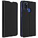Custodia Per Samsung Galaxy A21s Portacarte Cover Silicone Supporto, Nero - Foto miniatura 1