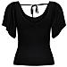 Leelo S / s Back Pullover Knt Noos T-shirt Manica Corta Donna Taglia Xs - Foto miniatura 3