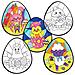 Color-in Di Pasqua Decorazione Per Finestra (confezione Da 12) Artigianato Di Pasqua Per I Bambini Per Decorare E Display Aw144 - Foto miniatura 1