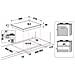 Piano Cottura GMWL 628 / IXL a Gas 4 Fuochi Gas Colore Inox - Foto miniatura 5