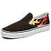 Scarpe Classic Slip-on Flame Taglia 38 Codice Vn0a38f7phn Nero - Foto miniatura 6