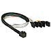 0.5m, SFF-8643/4 x SATA 7p, SFF-8643, 4 x SATA 7p, Multicolore - Foto miniatura 1