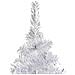 Set Albero Natale Artificiale LED e Palline Argento 210 cm PVC - Foto miniatura 3