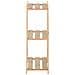 Scaffale A 3 Livelli 80x28,5x90 Cm In Legno Massello Di Pino - Foto miniatura 3