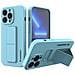 Kickstand Case Custodia Cover Protettiva Per Iphone 13 Mini Blu - Foto miniatura 1