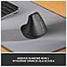 Mouse Verticale Lift Ergonomic Ottico 4 Tasti 4000 DPI Colore Grafite - Foto miniatura 2