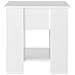 Tavolino Da Salotto Bianco Lucido 101x49x52cm Legno Multistrato - Foto miniatura 2