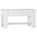 Tavolino Da Salotto Bianco Lucido 101x49x52cm Legno Multistrato - Foto miniatura 8