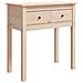 Tavolo Consolle 70x35x75 Cm In Legno Massello Di Pino - Foto miniatura 1