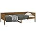 Dormeuse In Legno Massello Di Pino Miele 90x190 Cm - Foto miniatura 3