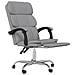 Poltrona Da Ufficio Reclinabile Grigio Chiaro In Tessuto - Foto miniatura 6