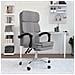 Poltrona Da Ufficio Reclinabile Grigio Chiaro In Tessuto - Foto miniatura 1