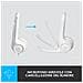 Cuffie H390 con Connessione USB Cancellazione Rumore del Microfono Colore Bianco - Foto miniatura 6