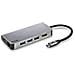 Wonder Dock 8 Hub Usb-c 8 In 1 Adattatore Multiporta Usb 3.0 Usb-c Con Carica Pd Hdmi Lettore Di Schede Sd /tf Et Lan Rj45 Compatibile Con I Dispositivi Usb-c Grigio - Foto miniatura 4