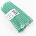 100 X Fascette Assemblaggio 15cm 0,15m 150mm Pc Cablaggio Cavi Giallo Verdi - Foto miniatura 3