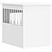 Gabbia Cani Da Arredamento Bianca 55x75x65cm Legno Multistrato - Foto miniatura 8
