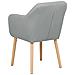 Sedia Da Pranzo Velluto Grigio Yorkville Ii - Foto miniatura 7