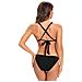 Bikini Shekini Nero Elegante Con Top Regolabile, Taglia M - Foto miniatura 4