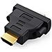 ECCB0 adattatore per inversione del genere dei cavi HDMI DVI (24+5) Nero - Foto miniatura 2