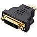 ECCB0 adattatore per inversione del genere dei cavi HDMI DVI (24+5) Nero - Foto miniatura 3