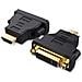 ECCB0 adattatore per inversione del genere dei cavi HDMI DVI (24+5) Nero - Foto miniatura 1