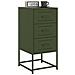 Comodini 2 Pz Verde Oliva 36x39x78 Cm In Acciaio - Foto miniatura 3