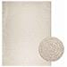 Tappeto Zizur Crema 240x340 Cm Aspetto Iuta Interni Ed Esterni - Foto miniatura 1