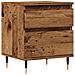 Comodino Legno Antico 40x35x50 Cm In Legno Multistrato - Foto miniatura 2