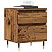 Comodino Legno Antico 40x35x50 Cm In Legno Multistrato - Foto miniatura 1