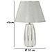 Lampada Da Tavolo Mf112 - Bianco - Ceramica - 30x30x45 Cm - Foto miniatura 6