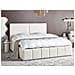 Letto Contenitore Tessuto Castelnavet 180 X 200 Cm Bianco Sporco - Foto miniatura 1