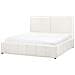 Letto Contenitore Tessuto Castelnavet 180 X 200 Cm Bianco Sporco - Foto miniatura 4