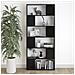 Lusso Casadino -  Libreria/divisorio Nero 80x24x186 Cm In Truciolato - Foto miniatura 5