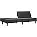 Divano Letto a 2 Posti Nero in Similpelle - Foto miniatura 4