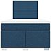 Giroletto a Molle con Materasso Blu 120x190 cm in Tessuto - Foto miniatura 4