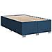 Giroletto a Molle con Materasso Blu 120x190 cm in Tessuto - Foto miniatura 5