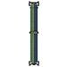 Cinturino In Nylon Per Xiaomi 10/9/8 (versione Standard) Con Connettore In Metallo Green+blue - Foto miniatura 2