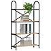 Libreria rovere sonoma 80 x 30 x 146 cm Legno multistrato - Foto miniatura 3