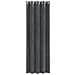 Tende con tende 2 pcs Grigio chiaro 140 x 245 cm Velluto - Foto miniatura 4