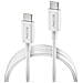 Knot 240w-2: Cavo Da Usb C A Type-c Lungo 2 M Per La Ricarica Rapida Di Dispositivi Fino A 240w. Nylon Intrecciato. Alta Compatibilità. Nero. - Foto miniatura 2